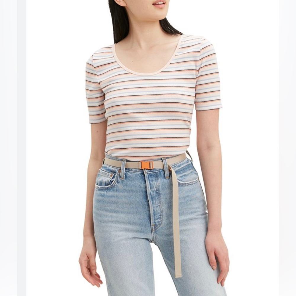 Levi’s Venice Striped Stretch T-shirt